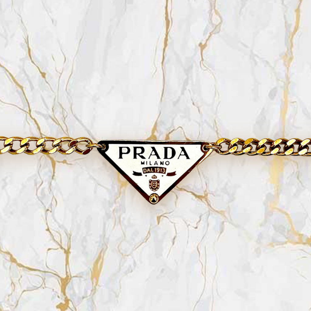 Prada Fine Jewellery gold and pearl necklace | Prada - 1JC655_2DFR_F0ZXY |  ShopLook
